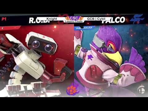 Clocktower Smash 104 - LF - Knight (R.O.B.) vs. GCB | Cybil (Falco) - SSBU