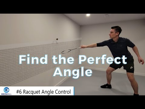 Find the Perfect Racket Angle to Hit Just Over the Net