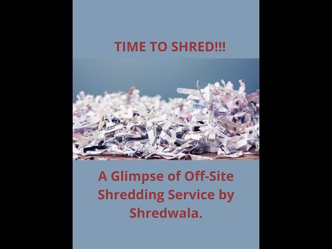 A Glimpse of Off-Site Shredding Service by Shredwala.

#GetInTouchWithShredwala #GetYourDocuemntsShreddedAndRecycled #Shredwala #JustShredIt #ShreddingServices #CreateAwareness #WastePaperSolutions #ConfidentialPaperSolution #ShreddingServiceInPune  #ShredwalaJustShredIt