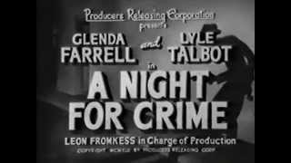 Night for Crime (1943 crime drama / full length suspense movie)