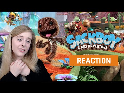 My reaction to the Sackboy: A Big Adventure Reveal Trailer | GAMEDAME REACTS