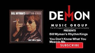 Bill Wyman's Rhythm Kings - You Don't Know What You Mean to Me