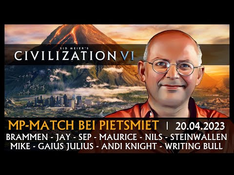 CIVILIZATION VI: Writing Bull bei PietSmiet | 21.04.2023 [Deutsch]