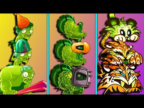 ZOYBEAN POD vs TURKEY PULT vs TIGER GRASS - Who Will Win? - PvZ 2 Plant vs Plant