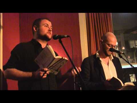 Camarade poetry at Interrobang bookfair - Gary Budden & Kit Caless