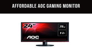 Video thumbnail for AFFORDABLE AOC GAMING MONITOR: [AOC G2460VQ6] | @AOC_Gaming by King Jae