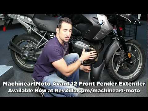 MachineartMoto Avant 12 Front Fender Extender Review at RevZilla.com