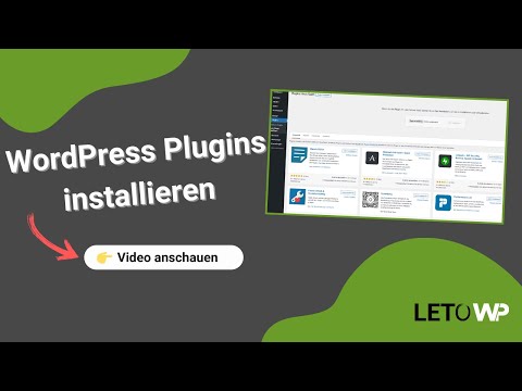 WordPress Plugins installieren – Schnell erklärt! #wordpress #wordpresstutorial
