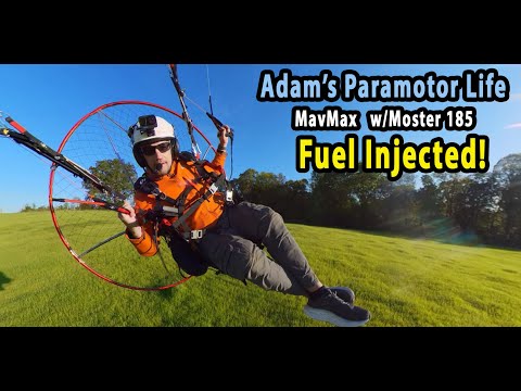 Adam's Paramotor Life -  MavMax Paramotor with Electronic Fuel Injection (Moster 185)