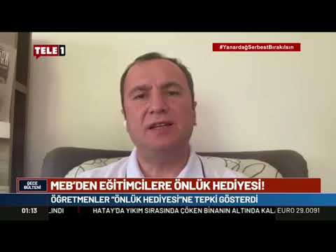 Genel Başkanımız Kadem Özbay, MEB`in Öğretmenlere 24 Kasım`da göndereceği beyaz önlük ile ilgili Tele1 Tv`ye açıklamalarda bulundu. | EĞİTİM İŞ