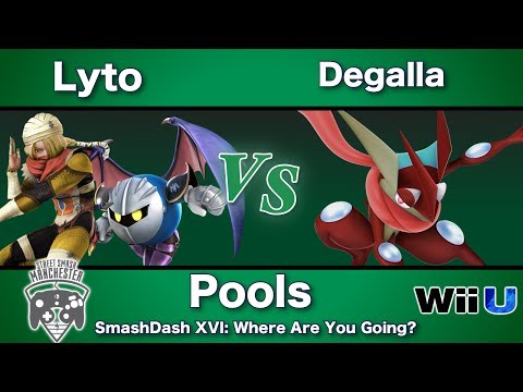 SmashDash XVI - Lyto (Sheik, Meta Knight) Vs. Degalla (Greninja) - Pools