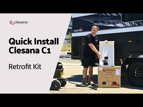 Clesana C1 Toilet install using the Retrofit Kit | CARAVAN TOILET UPGRADE 🚽