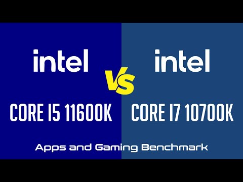 Intel Core i5 11600K vs Intel Core i7 10700K - Apps & Gaming Benchmark (RTX 3090)