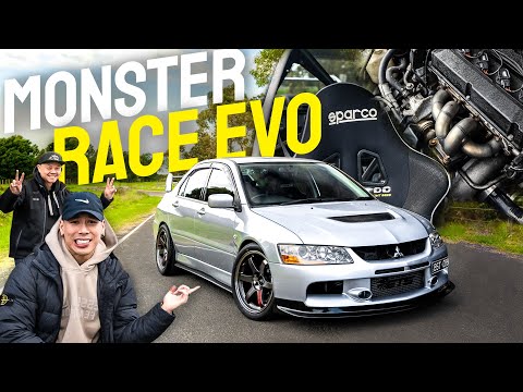 600HP MITSUBISHI EVO 8 RACE CAR TERRORISES THE STREETS!