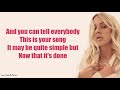 Ellie Goulding - Your Song | Lyrics Songs