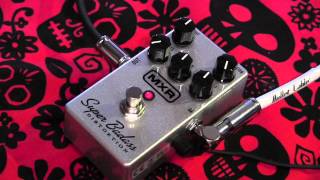 Video thumbnail for MXR M75 Super Badass Distortion guitar pedal demo with Kingbee HSS Strat by gearmanndude
