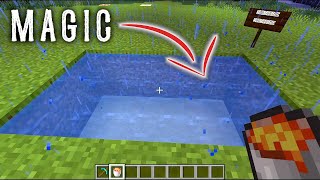When A Girl Plays Minecraft ❤️ Throwing Lava Bucket In Water Magic 🪄 - LadyBrine Experiments