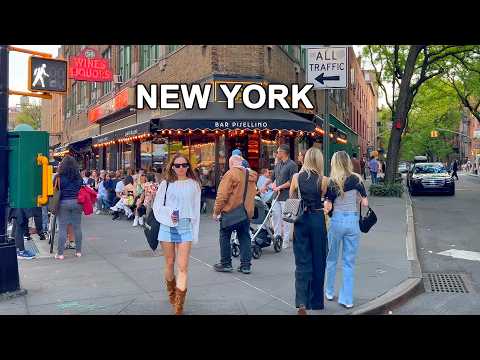 New York City 2025 Walking Tour 4K West Village Manhattan Walk | NYC’s Coolest Bars & Party Streets