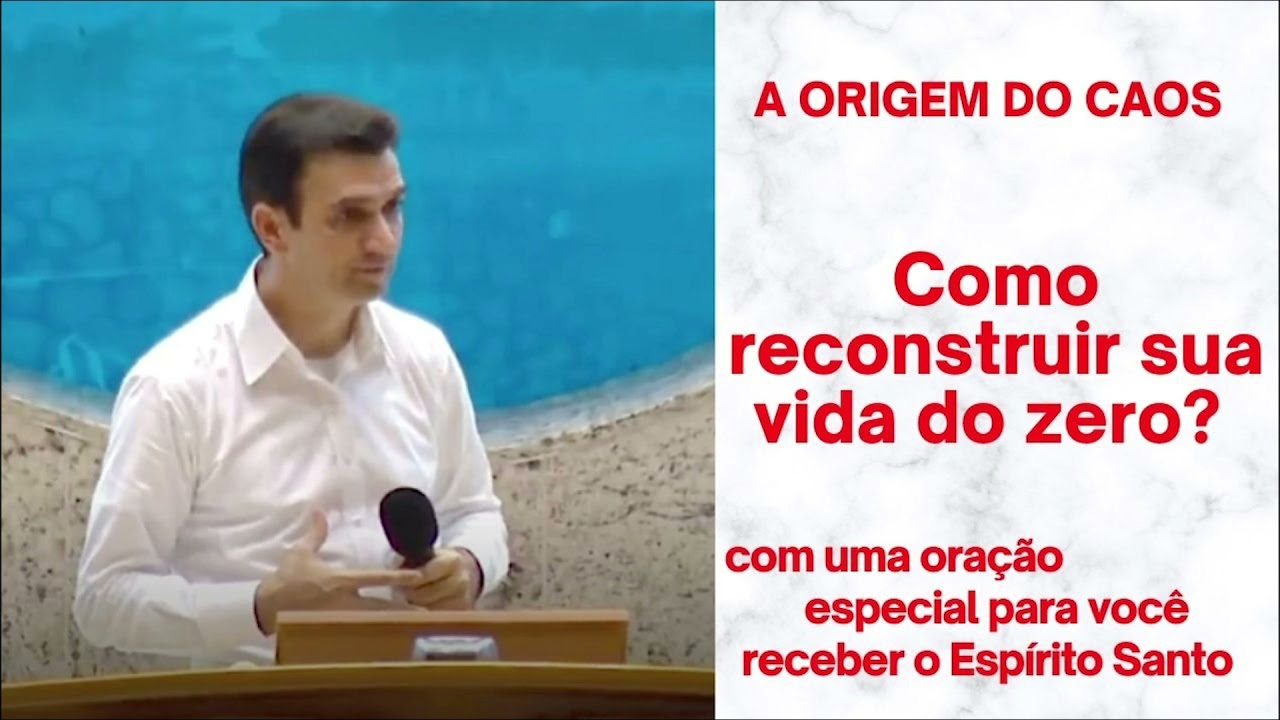 A ORIGEM DO CAOS: Como reconstruir sua vida do Zero ?