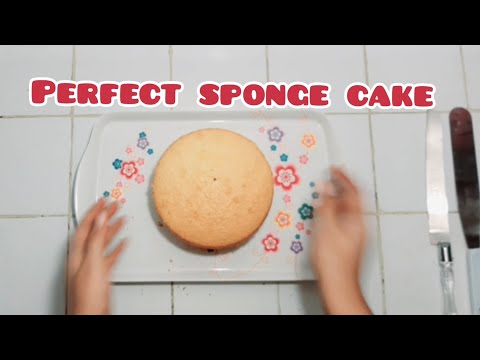 Vanilla sponge Cake | how to make a perfect cake | by huda s kitchen