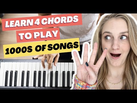 Learn 4 Easy Piano Chords to Play Thousands of Songs FAST