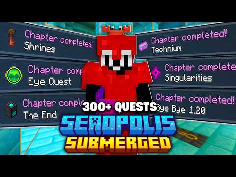 I Completed 100% of Seaopolis Submerged in Minecraft...