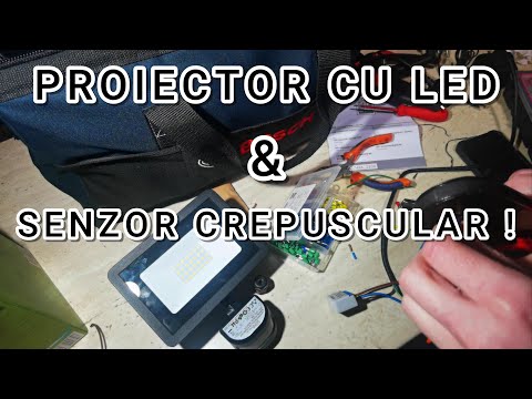 Tutorial instalare PROIECTOR LED cu senzor de miscare si crepuscular Livarno de la LIDL
