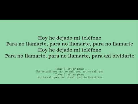 Aitana x Lele Pons - TELÉFONO (Remix) (lyric + English translation)