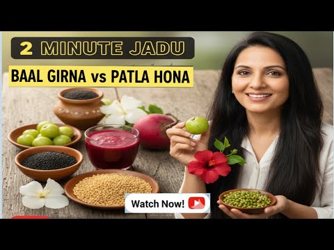 Home Remedies for Hair Fall and Hair Thinking | Natural Hair Loss Fix