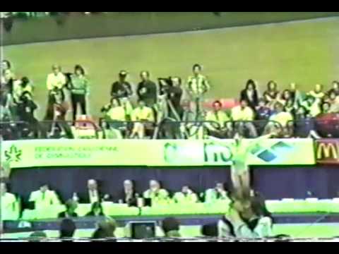 8th T HUN Andrea Ladanyi V - 1985 World Gymnastics Championships 9.500