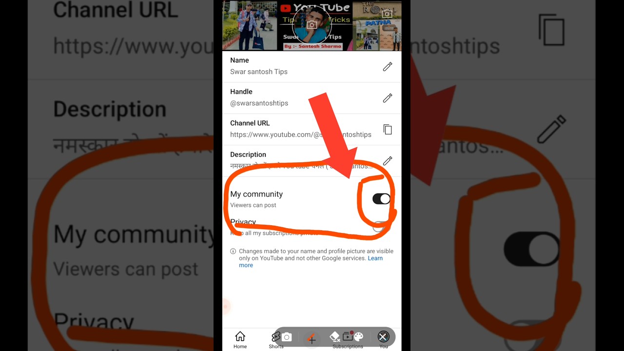 My Community Viewers Can Post | write a welcome post help fans find your community | #shorts
