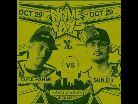 RHYME PAYS BATTLE RAP LEAGUE Season 1 SUN D Vs DZULFAHMI