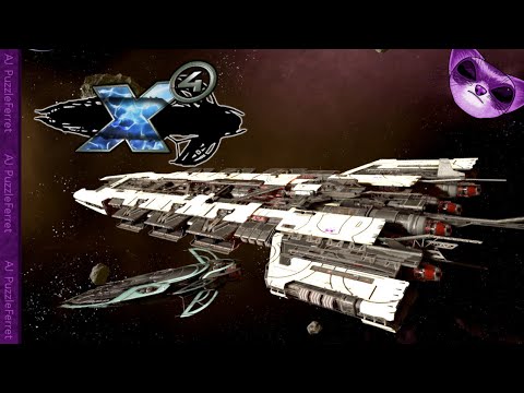 Grabbing the Xenon H in Tharkas Cascade! - X4 Hyperion Ep70