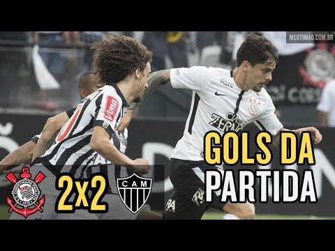 Corinthians 2x2 Atlético-MG - Gols da partida - Brasileirão 2017 - 26/11/2017