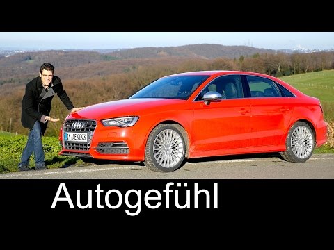 Audi S3 Sedan Limousine quattro FULL REVIEW test driven 300 hp - Autogefühl