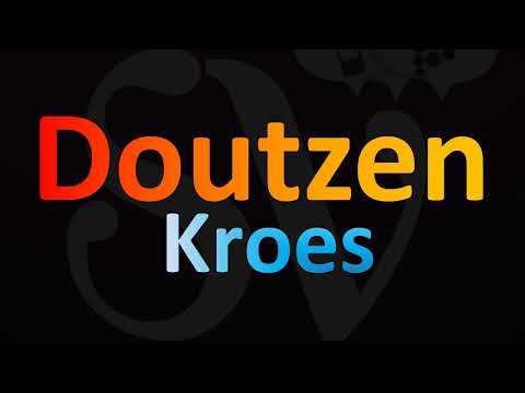 How to Pronounce Doutzen Kroes