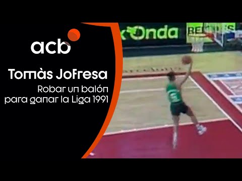 TOMÀS JOFRESA: robar un balón para ganar la liga 1990-91