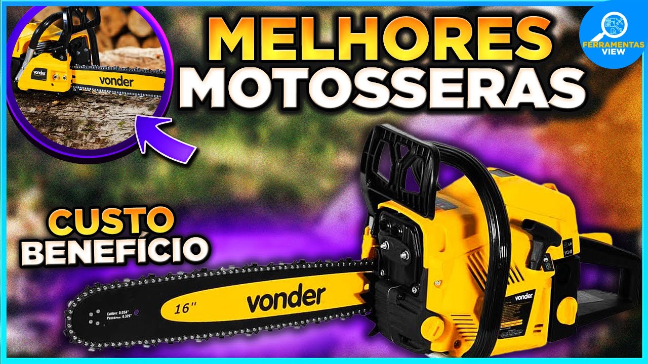 🏆TOP 4 Melhores MOTOSSERRA Custo Benefício em 2025 | Qual Motosserra Comprar?