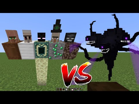 what if you create an ENDER WITCH VS WITHER STORM in MINECRAFT