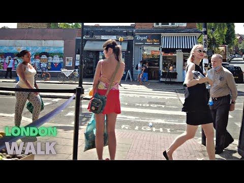 British summer walk | Street walk in London Hampstead Heath | North London view 2022