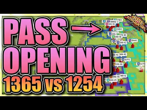 Pass Opens Now [1254 vs 1365] in Rise of Kingdoms