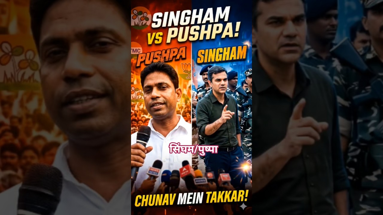 “Singham vs Pushpa! 😱 Bengal Chunav Mein | Jahangir Khan Statement”#shortsfeed #shorts