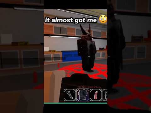 The ghost almost got me 😲