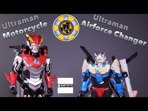 Ultraman Motorcycle and Airforce Helicopter