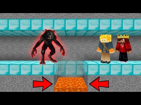 FIZ UMA ARMADILHA PARA TROLLAR O LOBISOMEM NO MINECRAFT