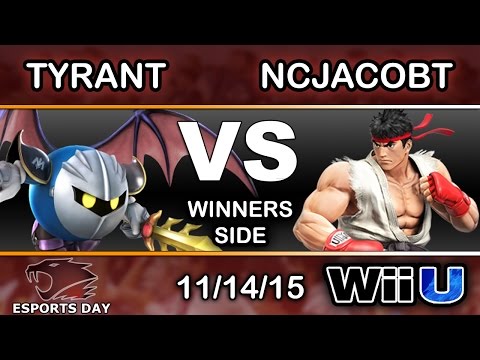 eSports Day – NME | Tyrant (Meta Knight) Vs. NCJacobT (Ryu) Winners Side - Smash Wii U