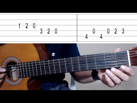 Aula de Baixaria no violão 6 Cordas Para Iniciante - Aula com Tablatura - Passo a Passo