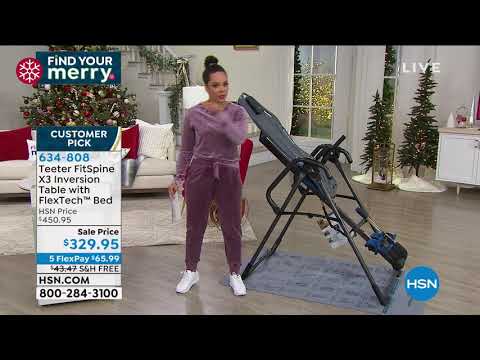 Teeter FitSpine X3 Inversion Table with FlexTech Bed