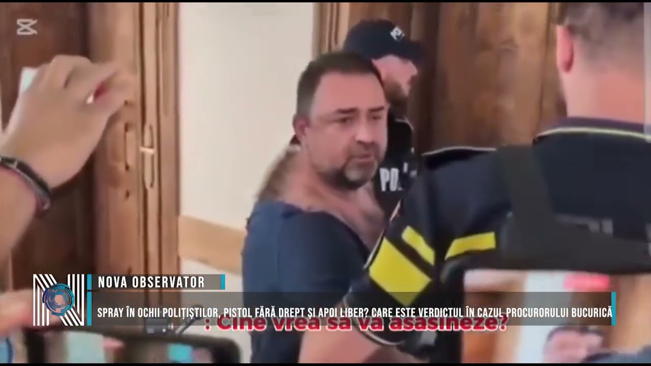 Spray în ochii polițiștilor, pistol fără drept și apoi liber? Care este verdictul în cazul procurorului Bucurică