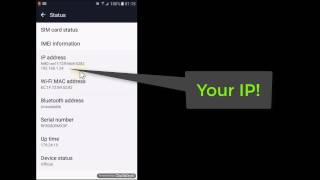 How to find your IP address on Android phone - Tutorial (2017)